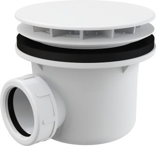 Сифон для душевого поддона AlcaPlast белый A49B